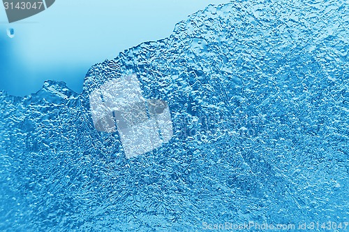 Image of Natural ice and water drop