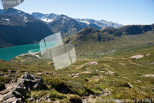 Image of Besseggen Ridge in Jotunheimen National Park, Norway