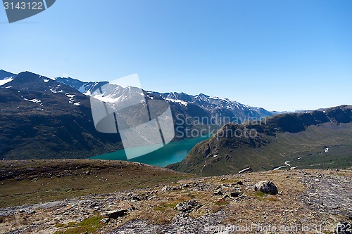 Image of Besseggen Ridge in Jotunheimen National Park, Norway