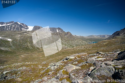 Image of Besseggen Ridge in Jotunheimen National Park, Norway