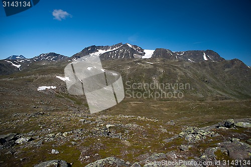 Image of Besseggen Ridge in Jotunheimen National Park, Norway