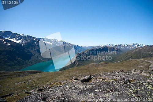 Image of Besseggen Ridge in Jotunheimen National Park, Norway