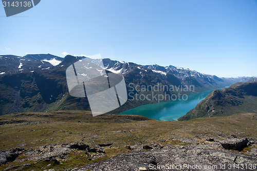 Image of Besseggen Ridge in Jotunheimen National Park, Norway