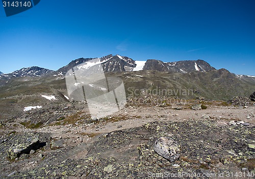 Image of Besseggen Ridge in Jotunheimen National Park, Norway