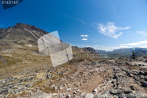 Image of Besseggen Ridge in Jotunheimen National Park, Norway