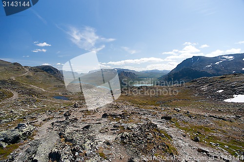 Image of Besseggen Ridge in Jotunheimen National Park, Norway