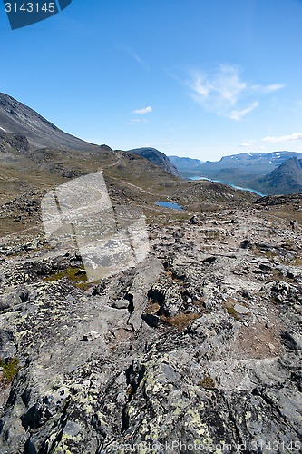 Image of Besseggen Ridge in Jotunheimen National Park, Norway