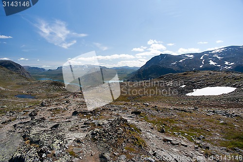 Image of Besseggen Ridge in Jotunheimen National Park, Norway