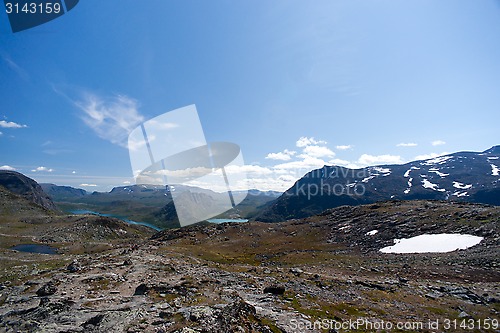 Image of Besseggen Ridge in Jotunheimen National Park, Norway
