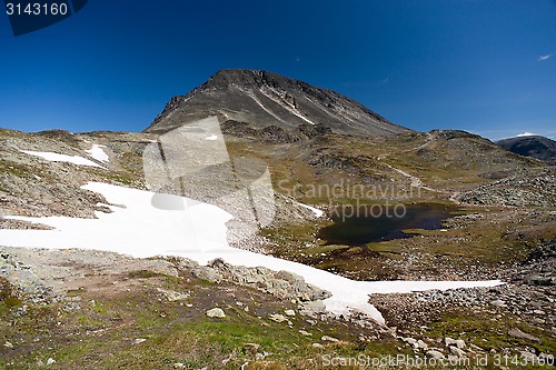 Image of Besseggen Ridge in Jotunheimen National Park, Norway