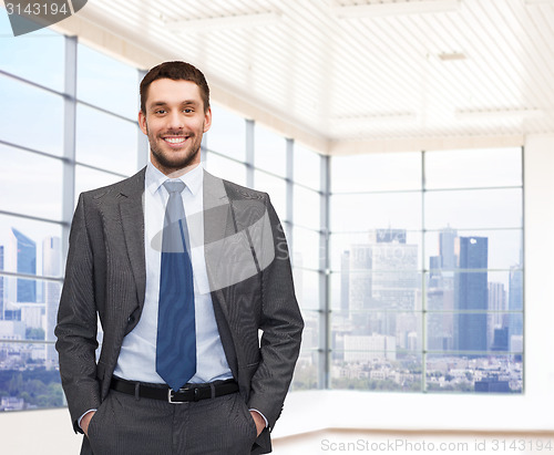 Image of happy young businessman