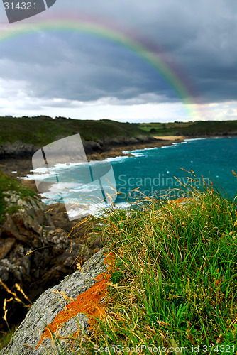 Image of Atlantic coast in Brittany