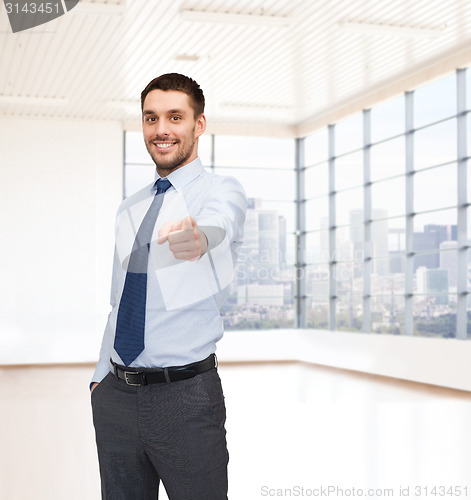 Image of happy young businessman