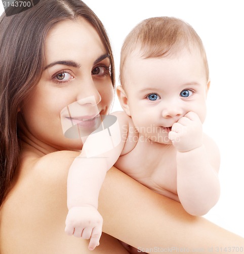 Image of baby and mother