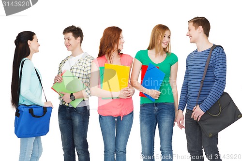 Image of group of smiling students standing