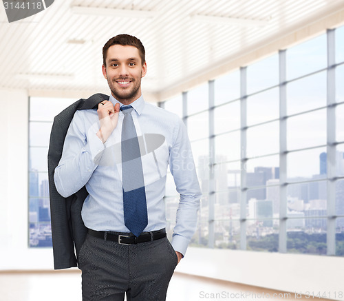 Image of happy young businessman