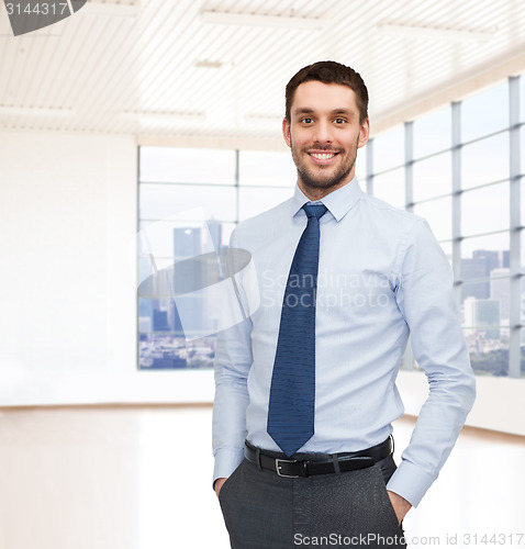 Image of happy young businessman