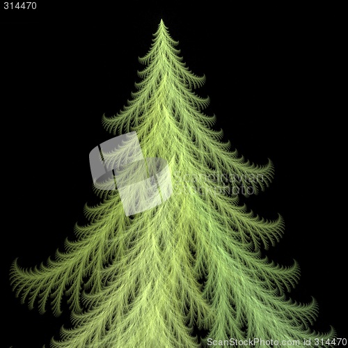 Image of Christmas tree fractal