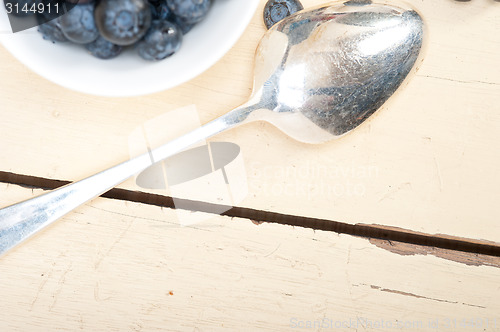Image of fresh blueberry bowl
