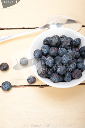 Image of fresh blueberry bowl