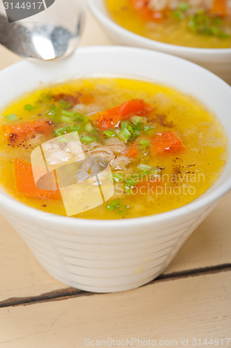Image of Syrian barley broth soup Aleppo style