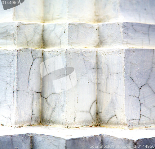 Image of   abstract cross white marble  in the temple bangkok