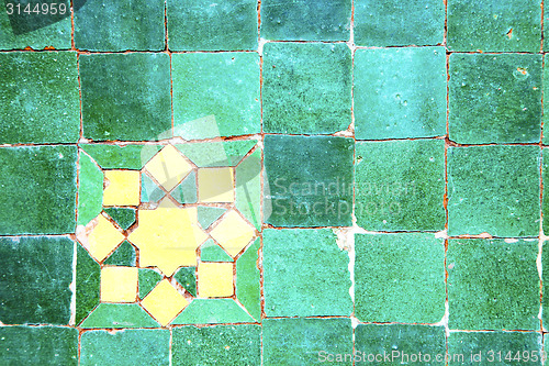 Image of abstract morocco in africa  green