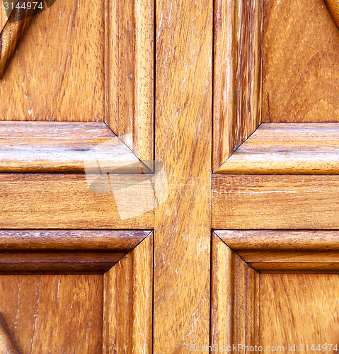 Image of abstract door lanzarote  door in the light brown 