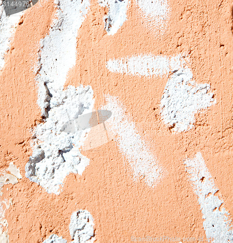 Image of pink in texture wall and  morocco africa abstract