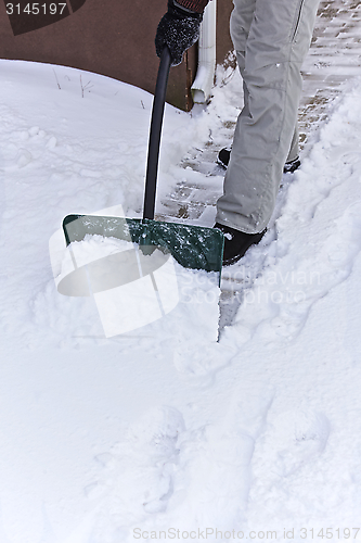 Image of Clearing snow