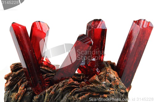 Image of K3 [Fe (CN)6] potassium-ferricyan ide crystal 