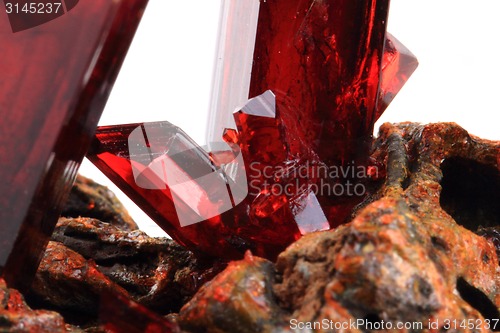 Image of K3 [Fe (CN)6] potassium-ferricyan ide crystal 
