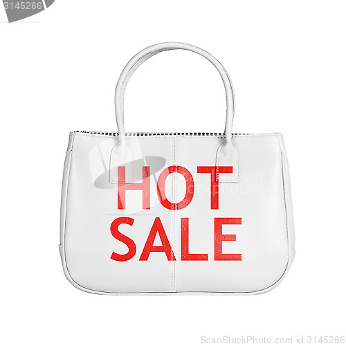 Image of Sale bag design element isolated on white