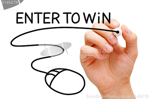 Image of Enter to Win Mouse Concept