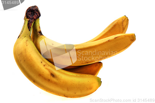 Image of fresh yellow banana 