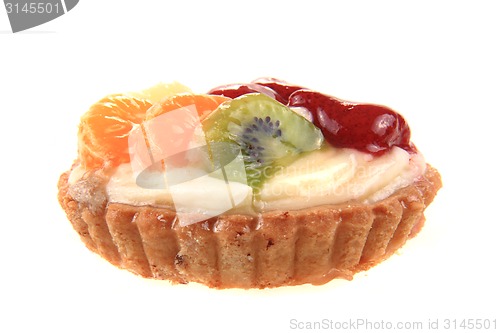 Image of fruit dessert isolated