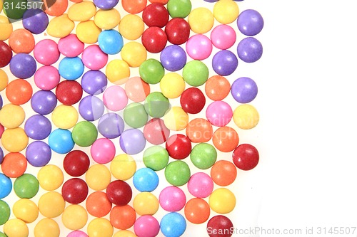 Image of sweet color candies background