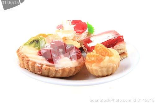 Image of sweet fruit desserts