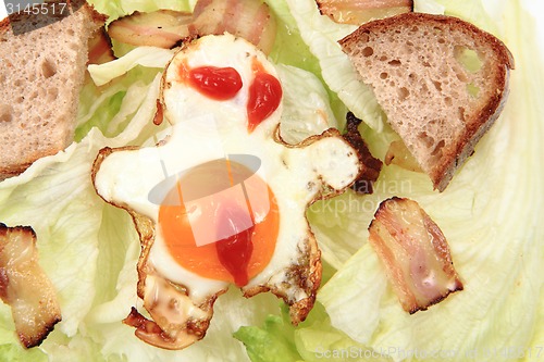 Image of ham and eggs 
