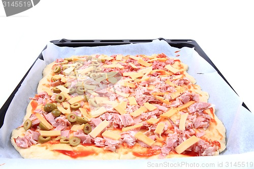 Image of homemade pizza