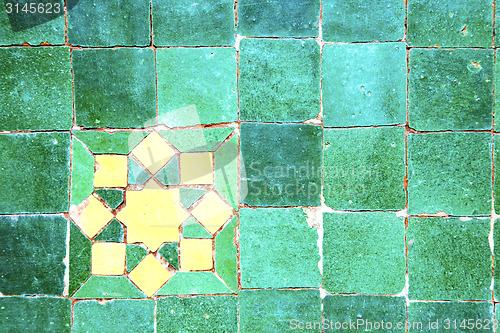 Image of abstract morocco in africa  green