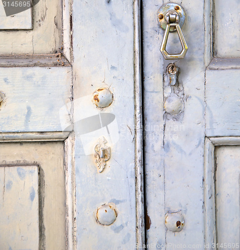 Image of abstract  house  door    in italy  lombardy   patch