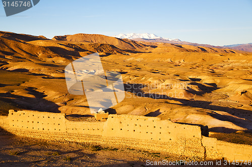 Image of hill africa in morocco the old  