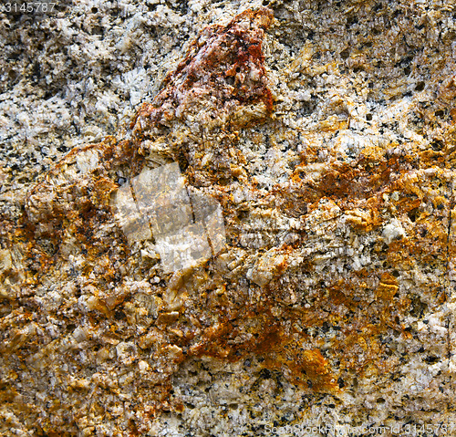 Image of abstract texture  kho samui   bay thailand asia  rock stone  