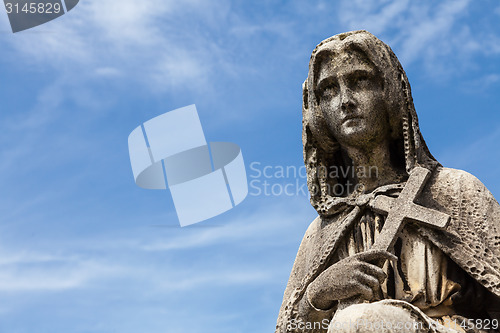 Image of Old cemetery statue