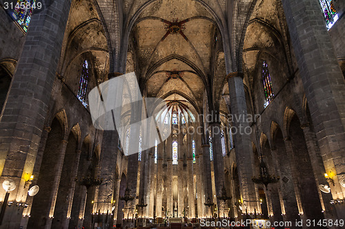 Image of Gothic church interior