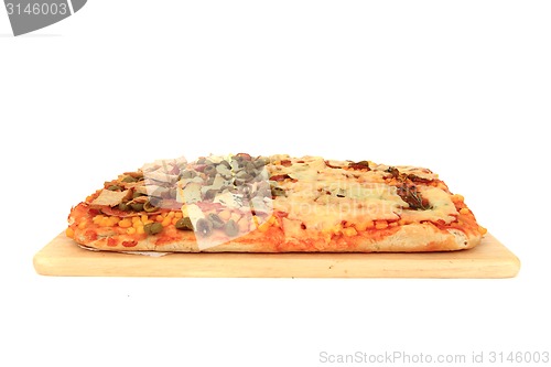Image of homemade pizza 