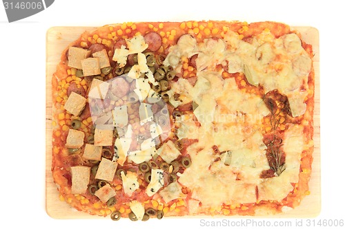 Image of homemade pizza 