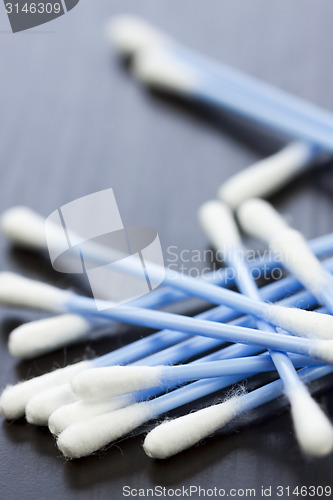 Image of Random pile of cotton ear buds