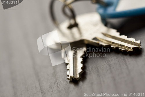 Image of Macro Shot of Keys on Top of the Table